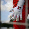 ONEKEEPER Viper White - Strap or Strapless Negative Cut  Pro-Level Goalkeeper Gloves for Kids, Youth and Adults