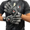 ONEKEEPER Finaty Black - Negative Cut Black and White Pro-Level Goalkeeper Gloves for Kids, Youth and Adults