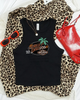 Harley palm tree cropped tank by Madness & Mayhem LLC