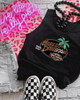 Harley palm tree unisex tank by Madness & Mayhem LLC