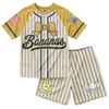 Retro Banana Dabbing American Flag Jersey Outfit – Toddler Quick-Dry Mesh Set, Patriotic 4th of July Kids Uniform by Dog Mom Hat