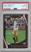 Graded 2021 Panini Absolute Trey Lance #103 Rookie RC Football Card PSA 10 Gem Mint
