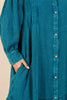 New Mineral Wash Cotton Gauze Ruffle Midi Shirt Dress For Women – Trendy, Chic, Casual & Feminine Design For Any Occasion by Stevvex