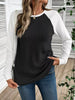 Waffle Knit Raglan Sleeve T-Shirt by Wild and Free Boutique