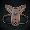 The ''Aztec'' harness Grey Small to Medium Size by Bestia Dog Gear
