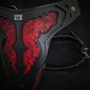 The ''Red Dragon'' harness by Bestia Dog Gear