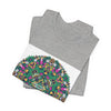 Psychedelic Botanical Mandala Tee | Festival Graphic T-Shirt by Tristan’s Treehouse