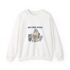 Workhorse Desk Jockey Sweatshirt | corporate burnout parody, collegiate horse design by Tristan’s Treehouse