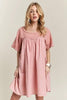 Round Neck Half Sleeve Babydoll Dress – Charming and Feminine Babydoll Dress with Round Neck and Half Sleeves for Casual and Semi-Formal Occasions by Stevvex