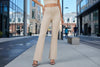 Business-Casual High-Waisted Stretch Trousers for Women by FitiqueFit