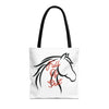 “Full of Sh*t” Horse Silhouette Equestrian Canvas Tote Bag by Neon Spur