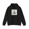 Retro Toy Robot Hoodie | Throwback Kid primary colors, childlike design by Tristan’s Treehouse
