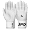 Jax Batting Gloves | Platinum White | Strap Cuff