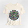 Psychedelic Botanical Mandala Tee | Festival Graphic T-Shirt by Tristan’s Treehouse
