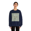 Breathe mountain leaf design Sweatshirt | nature vibes, calming minimal by Tristan’s Treehouse