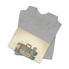 Retro Travel Postcard Tee | passport stamp, wanderlust design by Tristan’s Treehouse