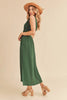 Side Slit Round Neck Sleeveless Midi Dress For Women Versatile, Chic & Comfortable for Any Occasion by Stevvex