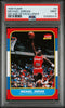 Graded 1996 Fleer Michael Jordan #4 Decade of Excellence Rookie Reprint Basketball Card PSA 9 Mint by Hall of Fame Sports Memorabilia