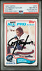 Graded 1982 Topps Lawrence Taylor #434 Rookie RC Signed Football Card PSA 8 Card - Auto Grade Authentic by Hall of Fame Sports Memorabilia