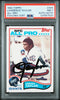 Graded 1982 Topps Lawrence Taylor #434 Rookie RC Signed Football Card PSA 7 Card - Auto Grade Authentic by Hall of Fame Sports Memorabilia
