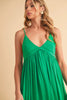 Ruched Plunge Mini Cami Dress, Sexy Plunge Neckline, Sculpted Fit, Trendy & Flattering Dress for Night Outs & Special Occasions For Women by Stevvex