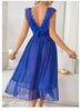 Sexy Polka Dot Nightdress Princess Cami Dress Summer Women Mesh Private Pajamas Backless Outerwear