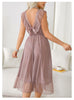 Sexy Polka Dot Nightdress Princess Cami Dress Summer Women Mesh Private Pajamas Backless Outerwear