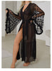 Sexy Mesh Nightgown Seductive Sexy Lingerie Cardigan Pajamas Women Bathrobe Home Outerwear Gown