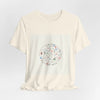Botanical Doodle Circle Tee | hand drawn line drawing, sketch pattern by Tristan’s Treehouse