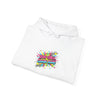 Crash Out Neon Meltdown Hoodie | skate graffiti, warning decal by Tristan’s Treehouse