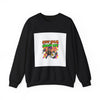 Stay Calm Crash Out Crewneck Sweatshirt | neon graffiti, meltdown design by Tristan’s Treehouse