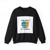 Funny Meme Crewneck Sweatshirt — "I am with six so 7 is jealous" by Tristan’s Treehouse