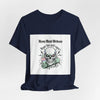 Heavy Metal Wellness Skull Tee | metal font shirt, gothic wellness quote by Tristan’s Treehouse