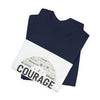 Courage Minimal Wordcloud Tee | Fresh-Start Minimalism, New Page Apparel by Tristan’s Treehouse