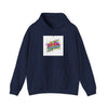 Crash Out Neon Meltdown Hoodie | skate graffiti, warning decal by Tristan’s Treehouse