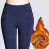 High Waist Velvet Padded Leggings for Women by FitiqueFit