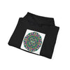Psychedelic Botanical Mandala Hoodie | Festival Art Sweatshirt by Tristan’s Treehouse