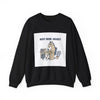 Workhorse Desk Jockey Sweatshirt | corporate burnout parody, collegiate horse design by Tristan’s Treehouse