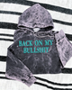 Back on my bullshit mineral wash Hoodie by Madness & Mayhem LLC
