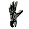 ONEKEEPER Finaty Black - Negative Cut Black and White Pro-Level Goalkeeper Gloves for Kids, Youth and Adults