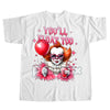 Halloween Horror Anime T-Shirt - Spooky Japanese Graphic Tee, Edgy Fall Wear