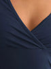 Elegant Wrap V-Neck Slim Fit T-Shirt by Simply Love