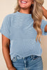 Mock Neck Short Sleeve T-Shirt by Simply Love