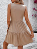 V-Neck Sleeveless Mini Dress Charming Design Women Dress Lightweight Dress For Girls by Stevvex