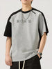 Men's Full Size Contrast Sleeve Casual T-Shirt Plus Size by Simply Love