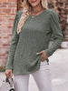Ribbed Knit Puff Sleeve T-Shirt by Simply Love