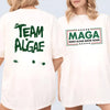 "Make Algae Great Again" Funny T-Shirt – Retro Eco-Friendly Science Unisex Graphic Tee