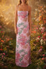 Printed Sleeveless Strap Bodycon Maxi Dress | High Waist by FitiqueFit