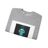 Bioluminescent Jellyfish Crewneck Sweatshirt | neon jelly print, deep-sea aesthetic by Tristan’s Treehouse