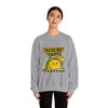 Tacos Not Tariffs Sweatshirt | taco pun, protest typography by Tristan’s Treehouse